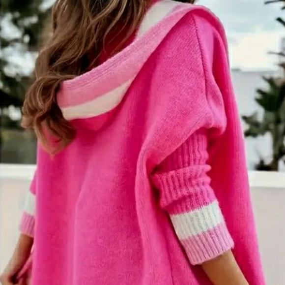 Sweaters - Fuchsia Pink Sweater Jacket NEW!